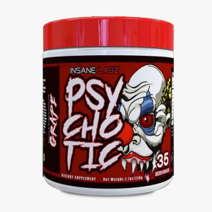 Psychotic by Insane Labz – Extreme Pre-Workout for Insane Energy & Focus