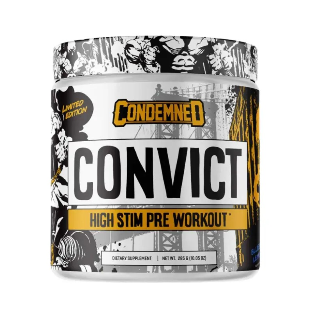 Condemned Labz Convict High Stim Pre Workout Supplement