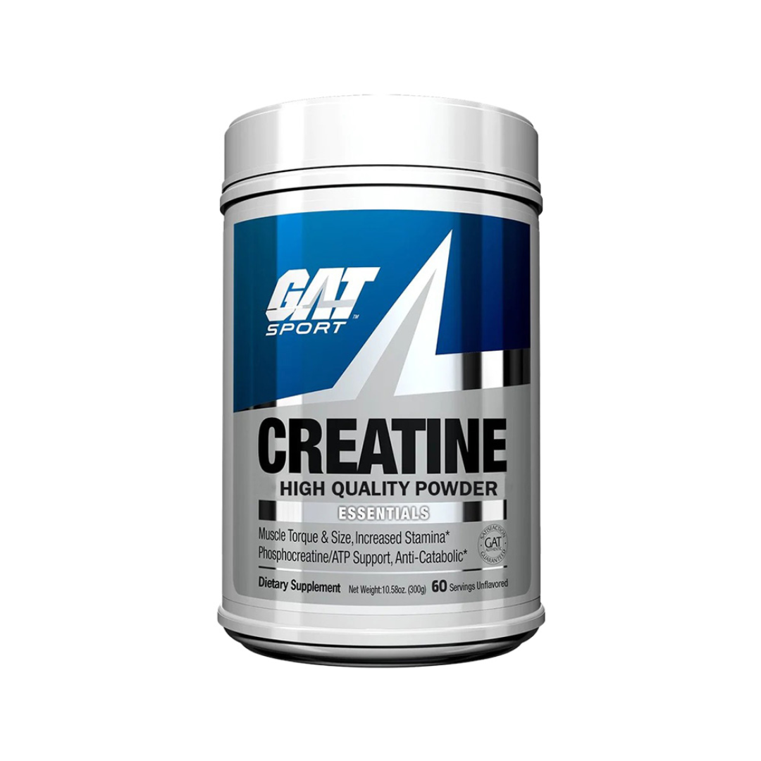 GAT Sport Essentials Creatine Monohydrate powder 60 Servings